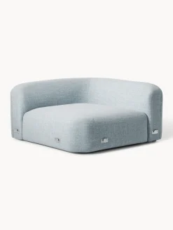 Modulo angolare arrotondato in bouclé Wolke