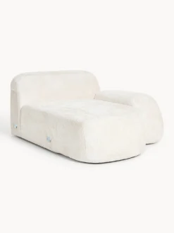Modulo angolare chaise longue in teddy bouclé Wolke