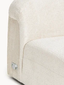 Modulo angolare chaise longue in teddy bouclé Wolke