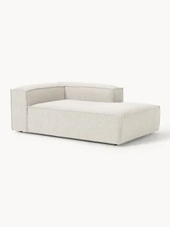 Modulo angolare chaise loungue in bouclé Lennon