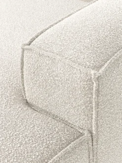 Modulo angolare chaise loungue in bouclé Lennon
