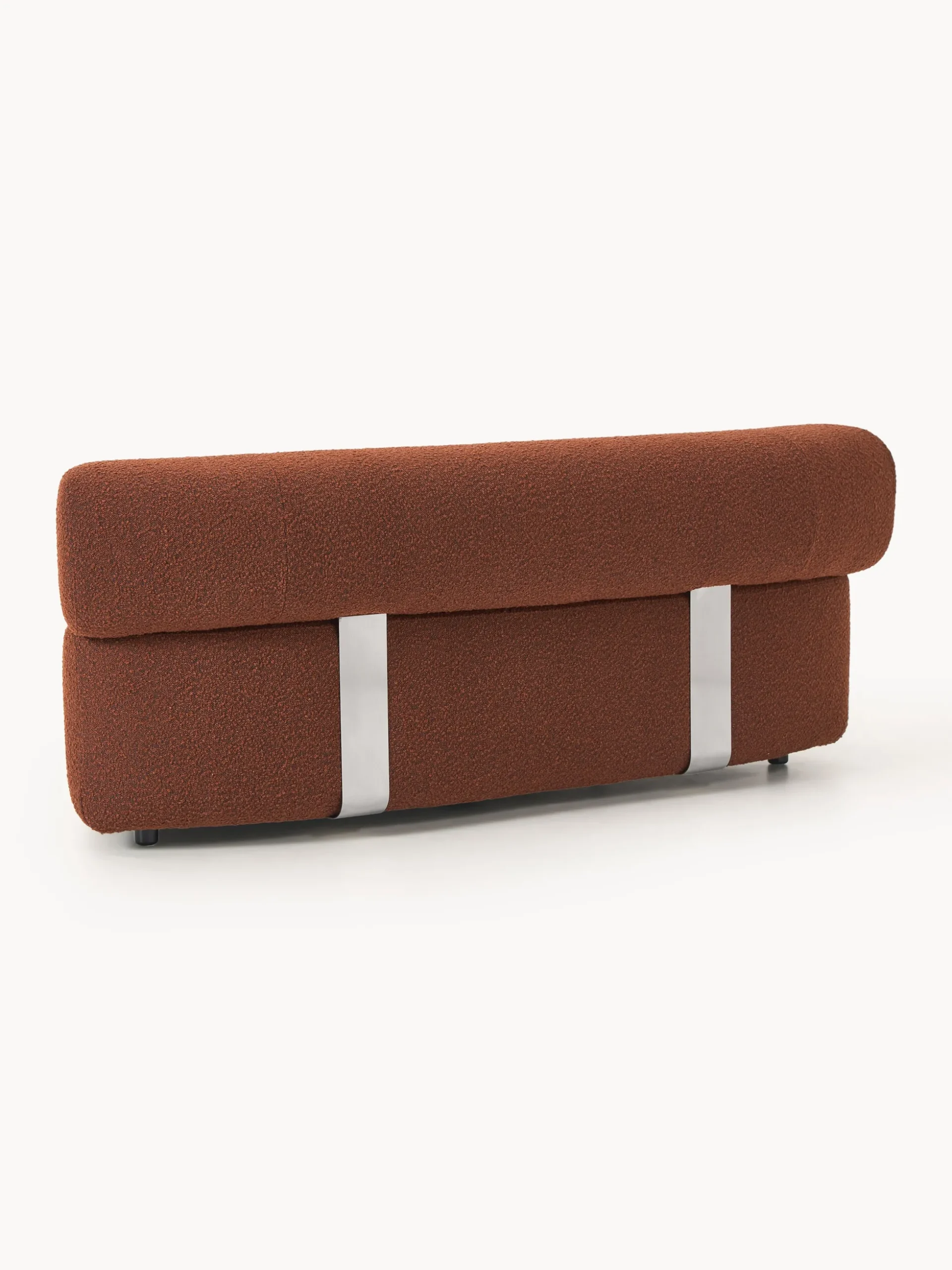Modulo angolare curvo in bouclé Anton