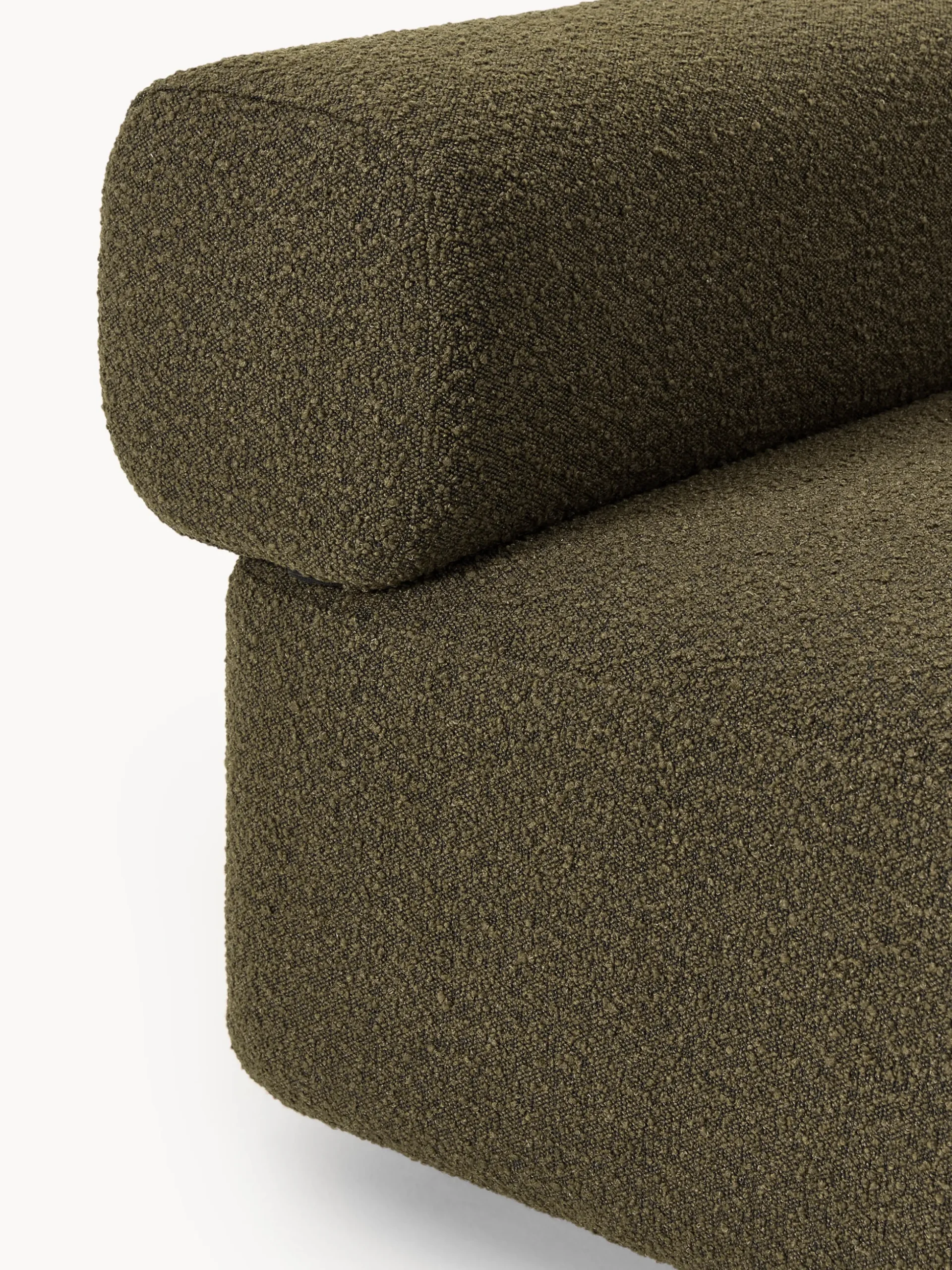 Modulo angolare in bouclé Anton