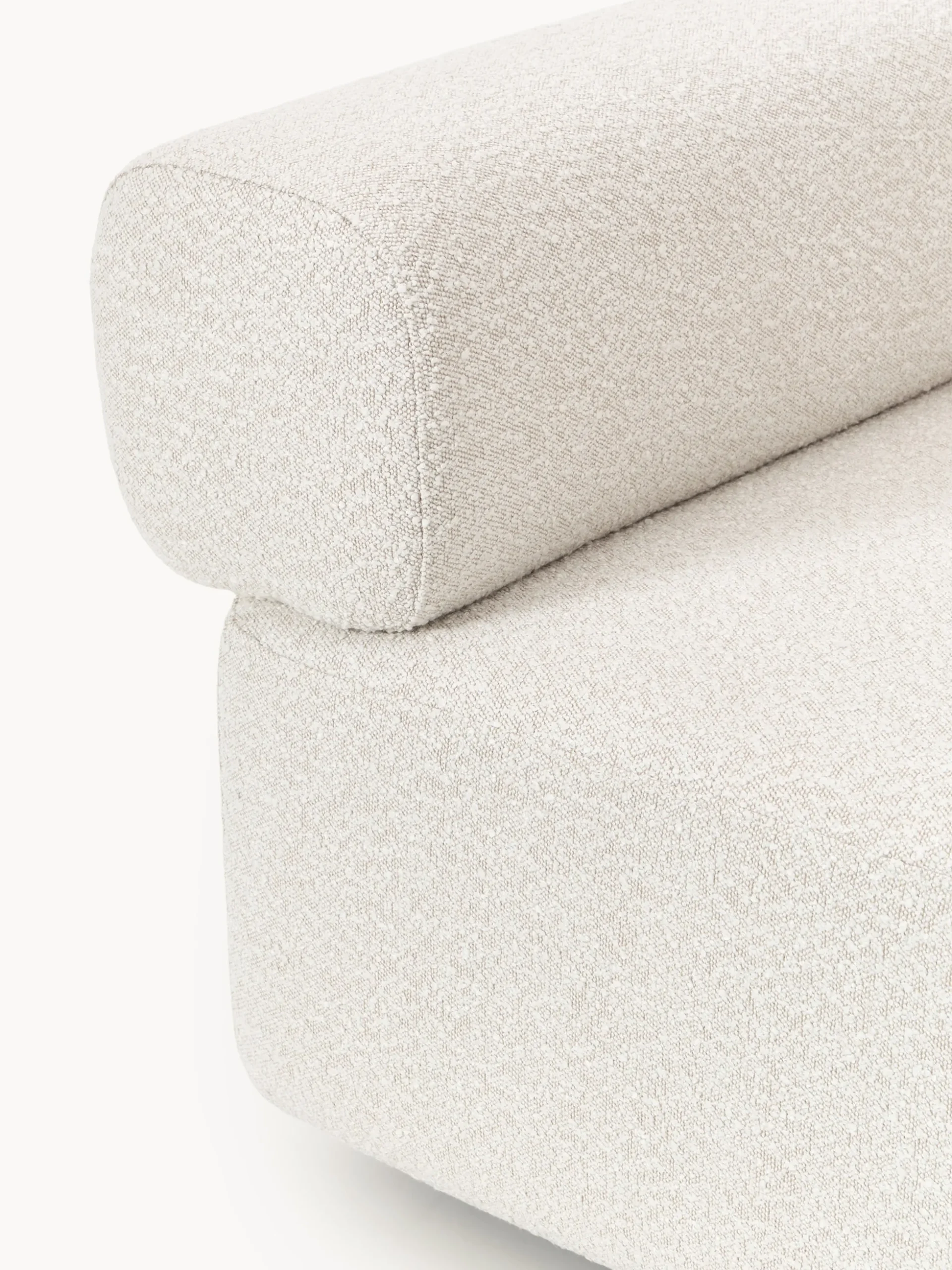 Modulo angolare in bouclé Anton