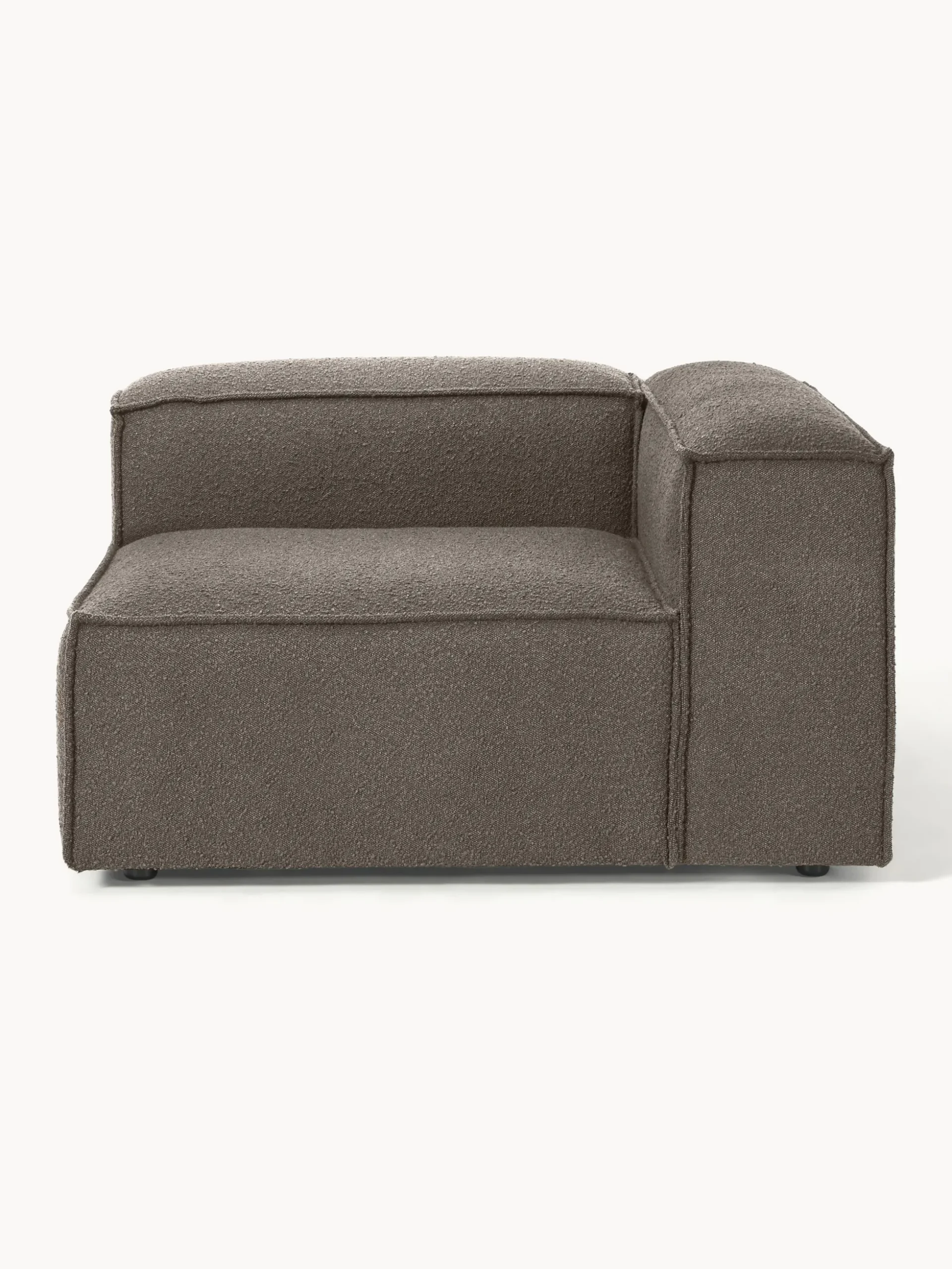Modulo angolare in bouclé Lennon