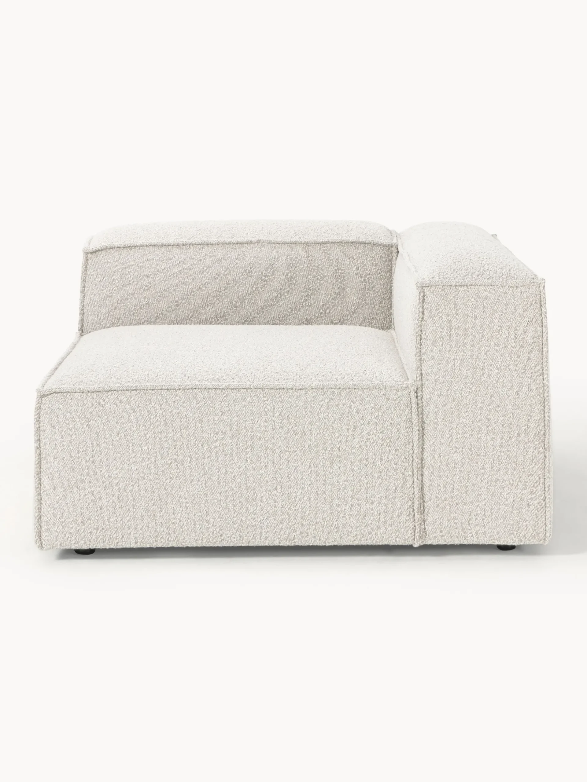 Modulo angolare in bouclé Lennon