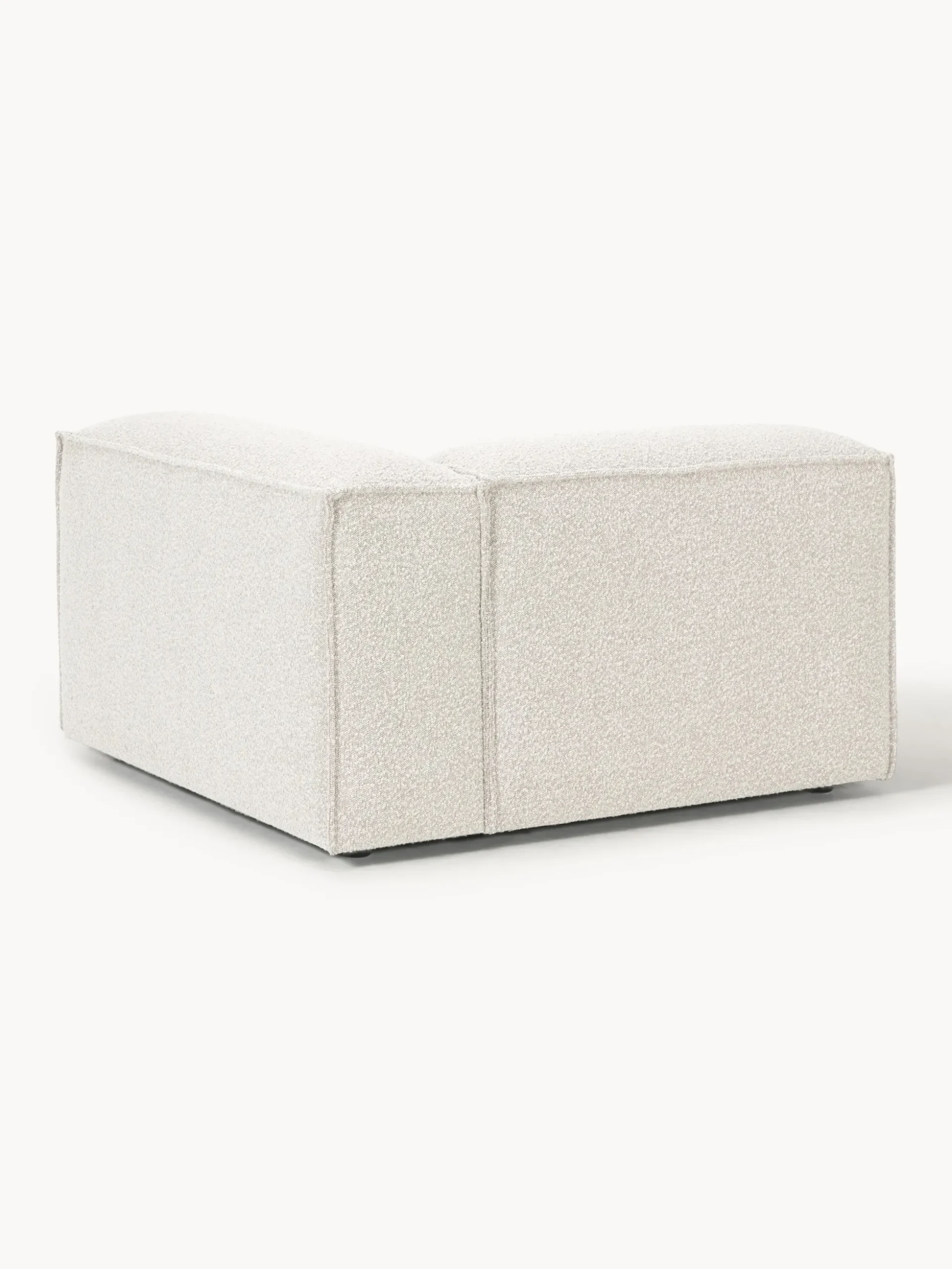 Modulo angolare in bouclé Lennon