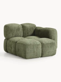 Modulo angolare in teddy-bouclé Tayla