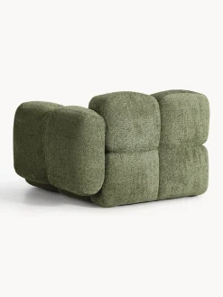 Modulo angolare in teddy-bouclé Tayla