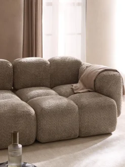 Modulo angolare in teddy-bouclé Tayla