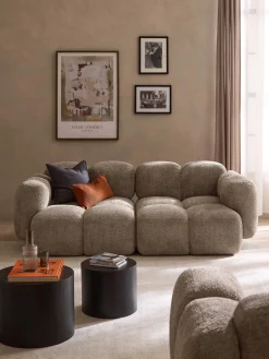 Modulo angolare in teddy-bouclé Tayla
