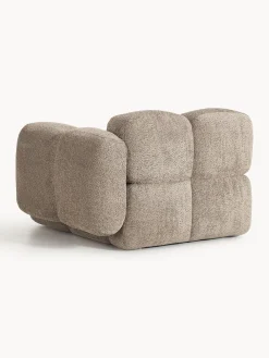 Modulo angolare in teddy-bouclé Tayla