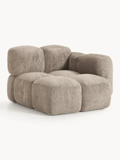 Modulo angolare in teddy-bouclé Tayla