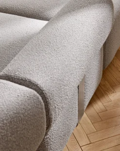 Modulo centrale in bouclé Anton