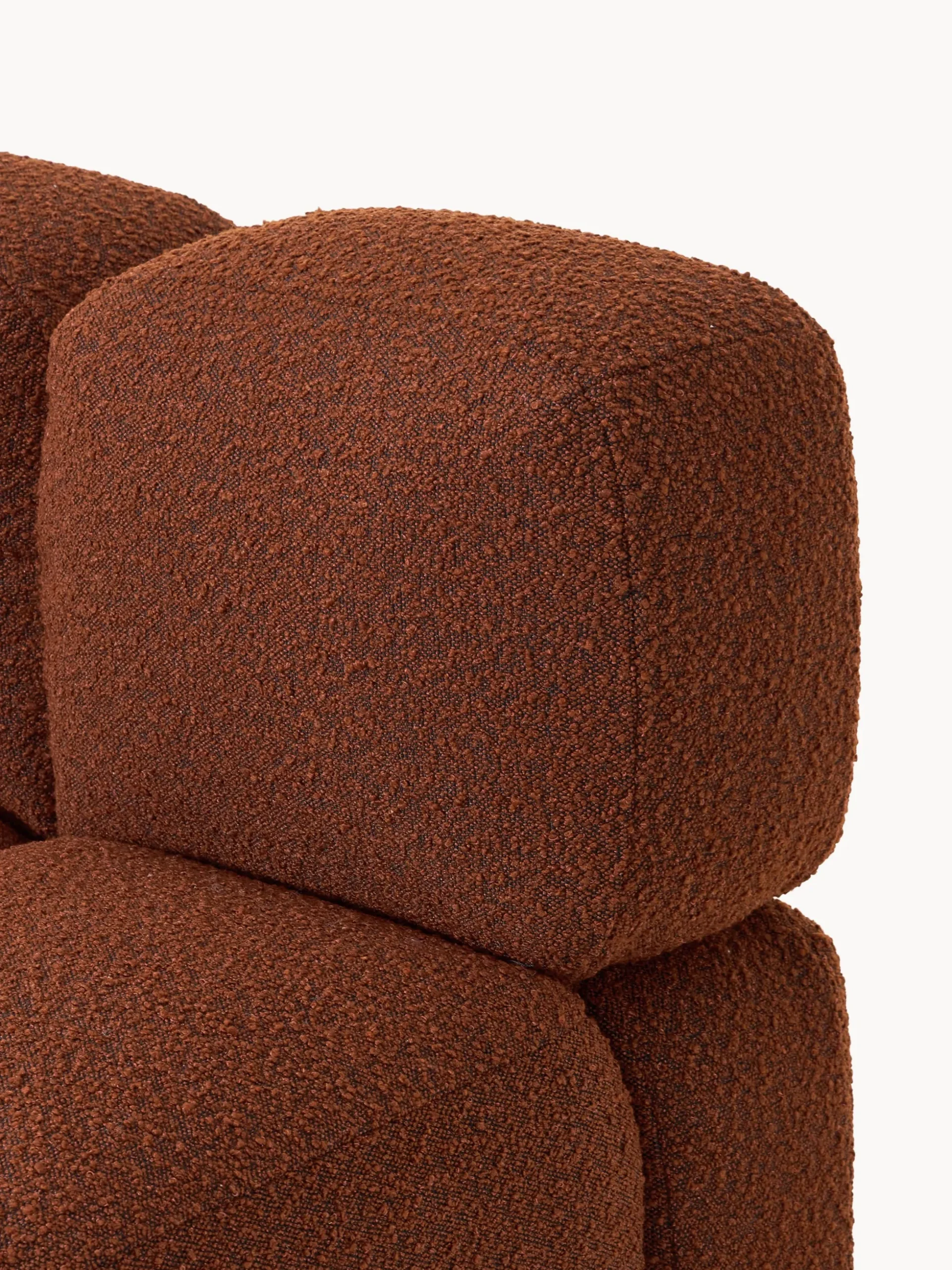 Modulo centrale in bouclé Tayla