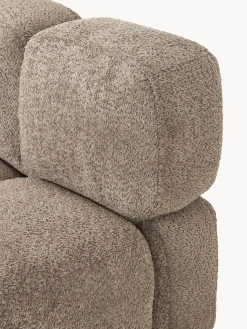 Modulo centrale in teddy-bouclé Tayla