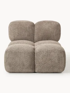 Modulo centrale in teddy-bouclé Tayla