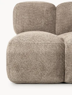 Modulo centrale in teddy-bouclé Tayla
