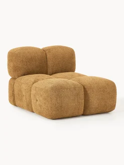 Modulo centrale in teddy-bouclé Tayla