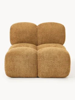 Modulo centrale in teddy-bouclé Tayla