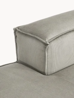 Modulo-Chaise lounge in velluto a coste Lennon