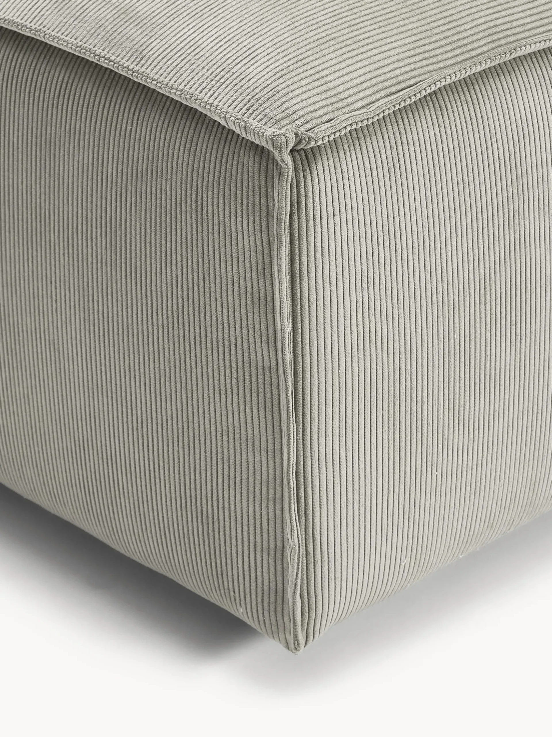 Modulo-Chaise lounge in velluto a coste Lennon