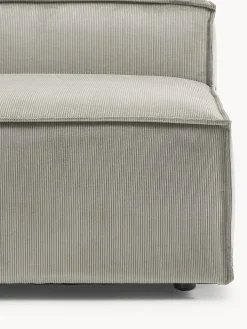 Modulo-Chaise lounge in velluto a coste Lennon