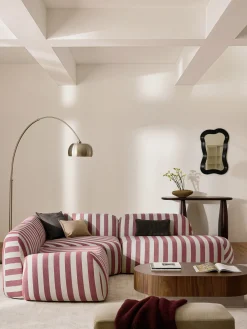 Modulo chaise longue a righe Wolke