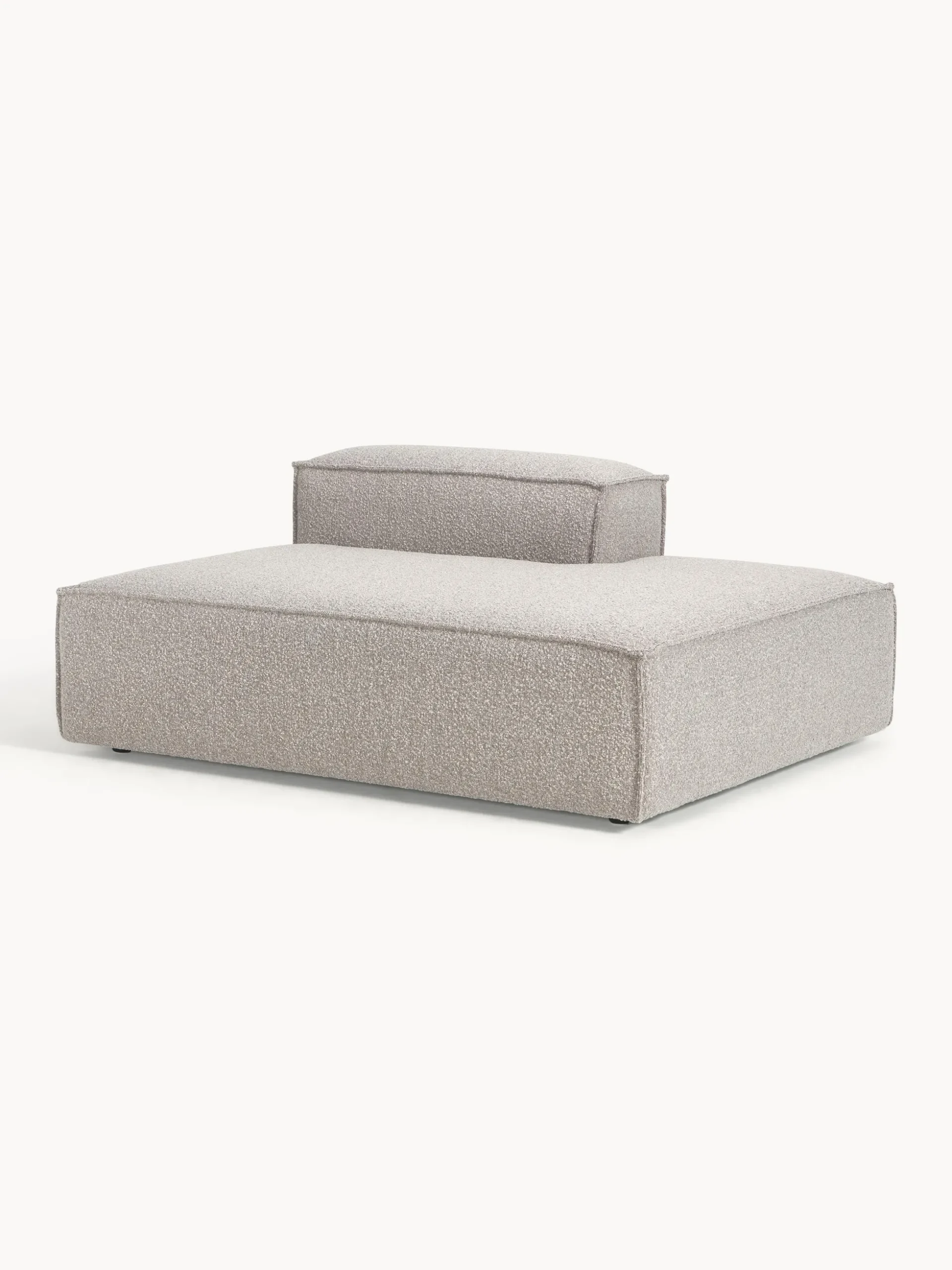 Modulo chaise lounge in bouclé Lennon