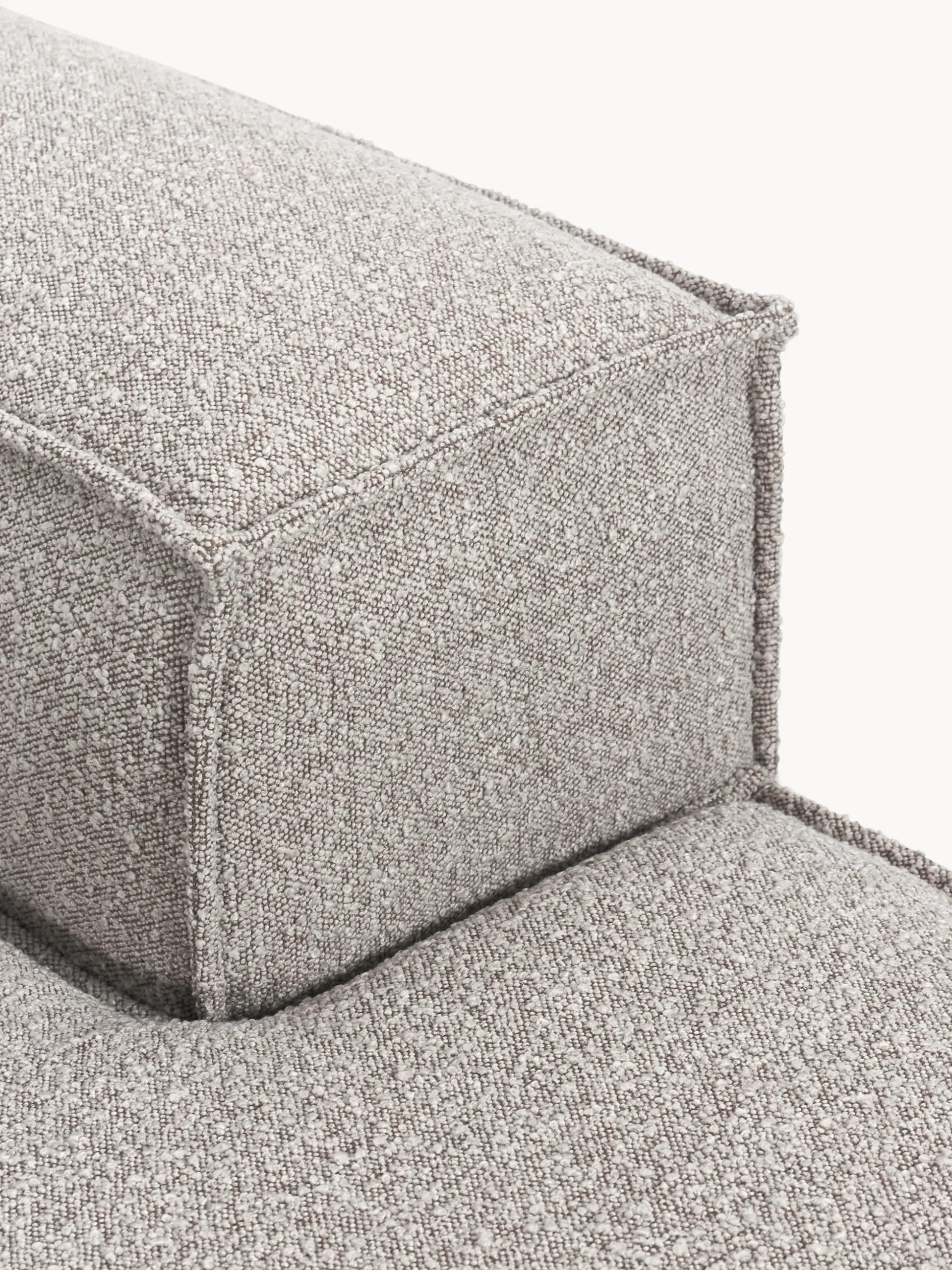 Modulo chaise lounge in bouclé Lennon