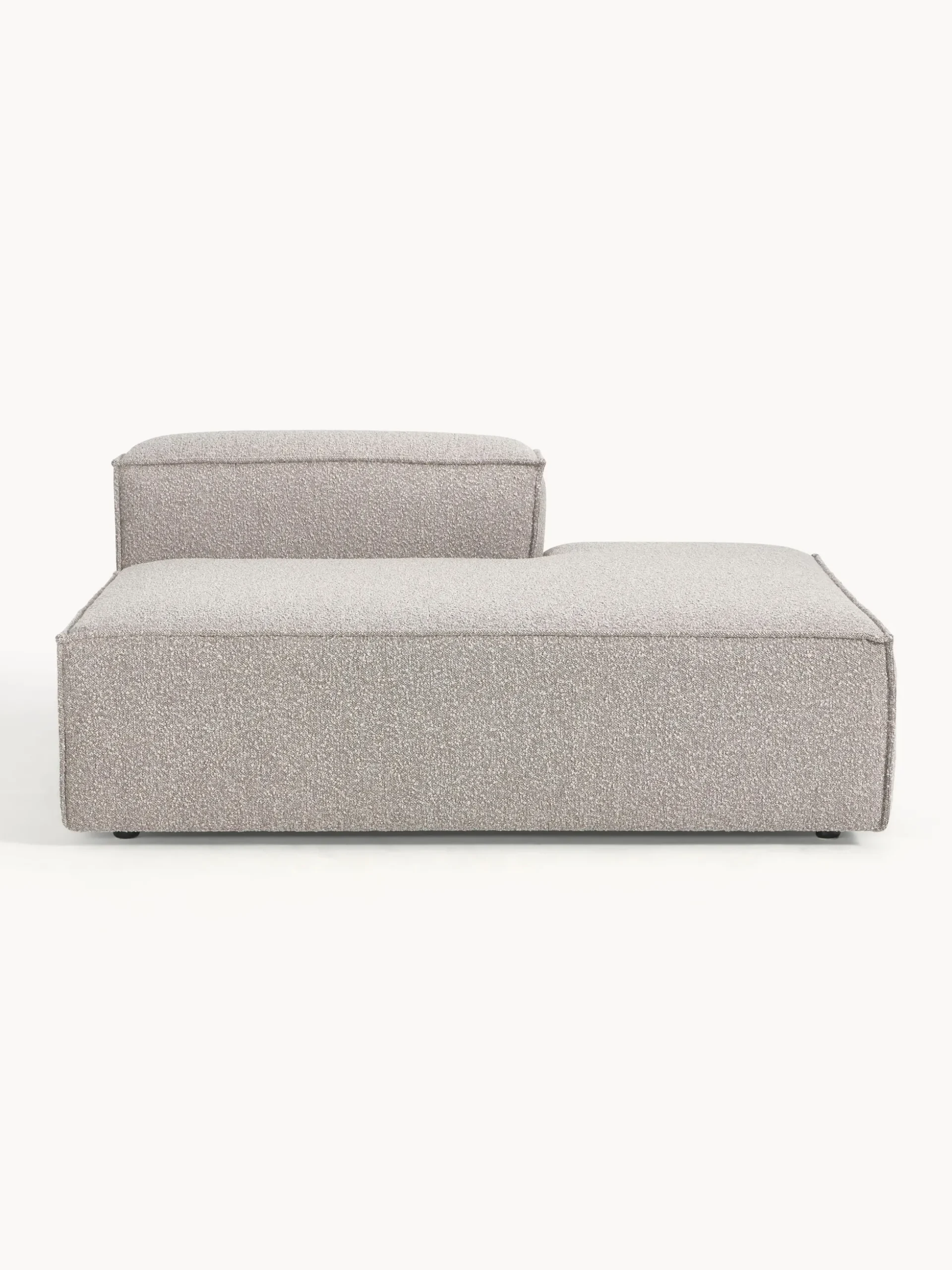 Modulo chaise lounge in bouclé Lennon