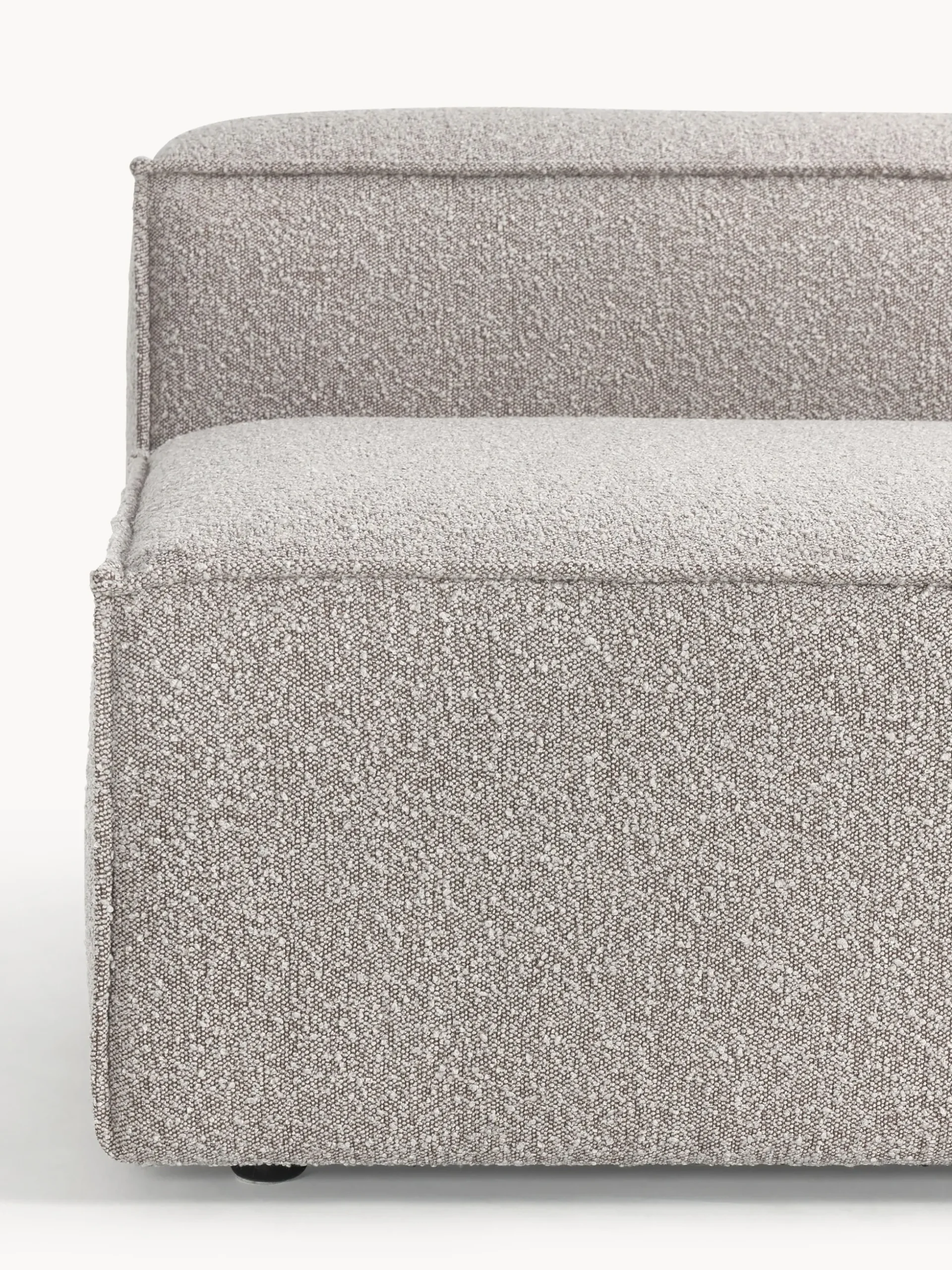 Modulo chaise lounge in bouclé Lennon