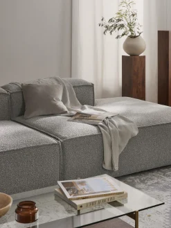 Modulo chaise lounge in bouclé Lennon
