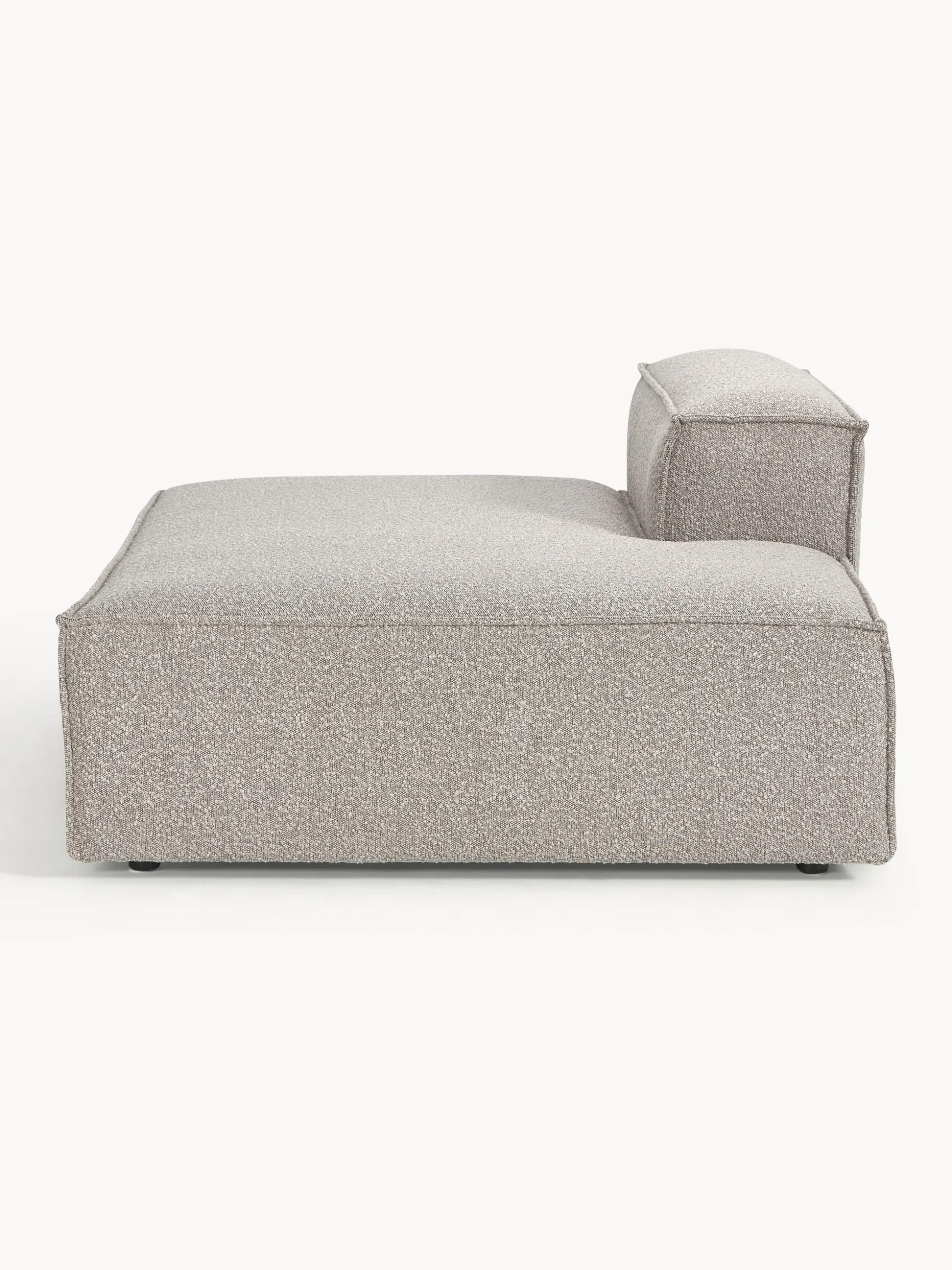 Modulo chaise lounge in bouclé Lennon