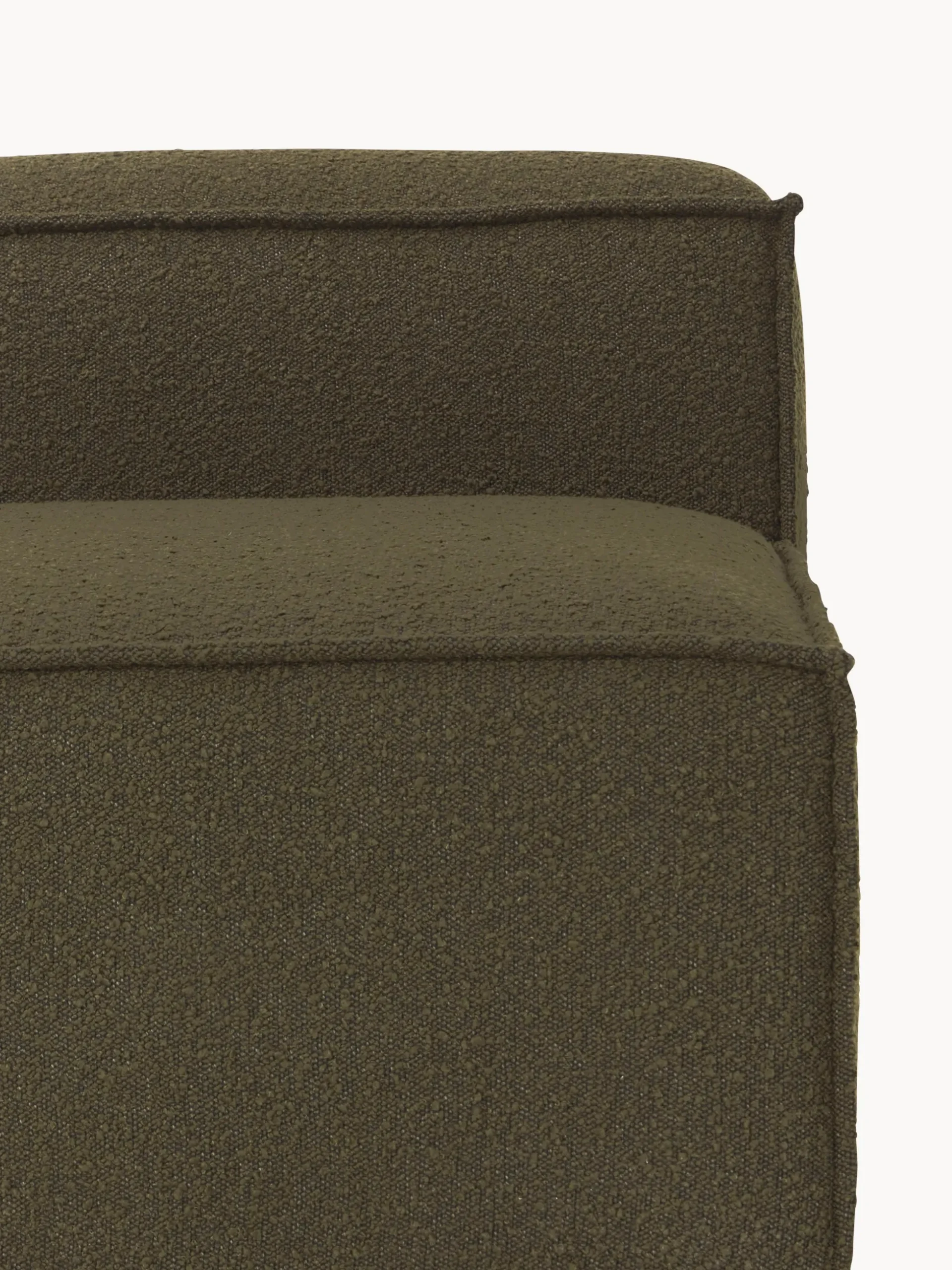 Modulo chaise loungue in bouclé Lennon