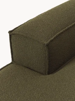 Modulo chaise loungue in bouclé Lennon