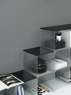 Modulo per sistema di scaffali Panton Wire Single, larg. 35 cm