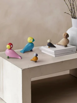 Oggetto decorativo in legno di faggio Songbird Ruth