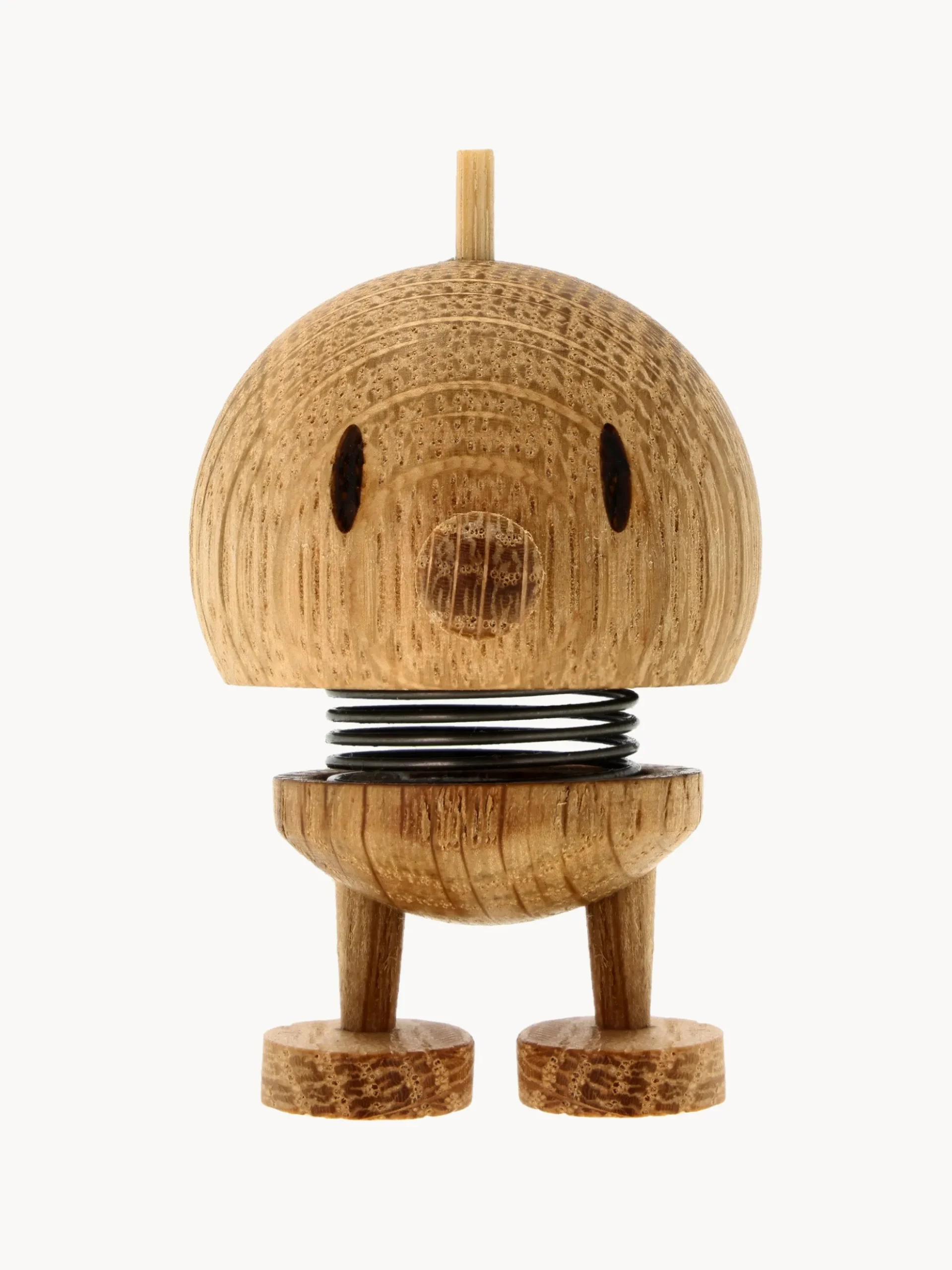 Oggetto decorativo in legno di quercia Bumble, alt. 6 cm