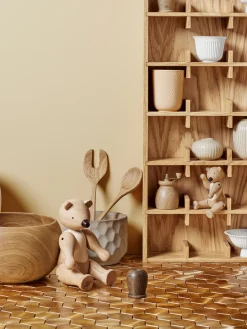 Oggetto decorativo in legno di quercia Bär