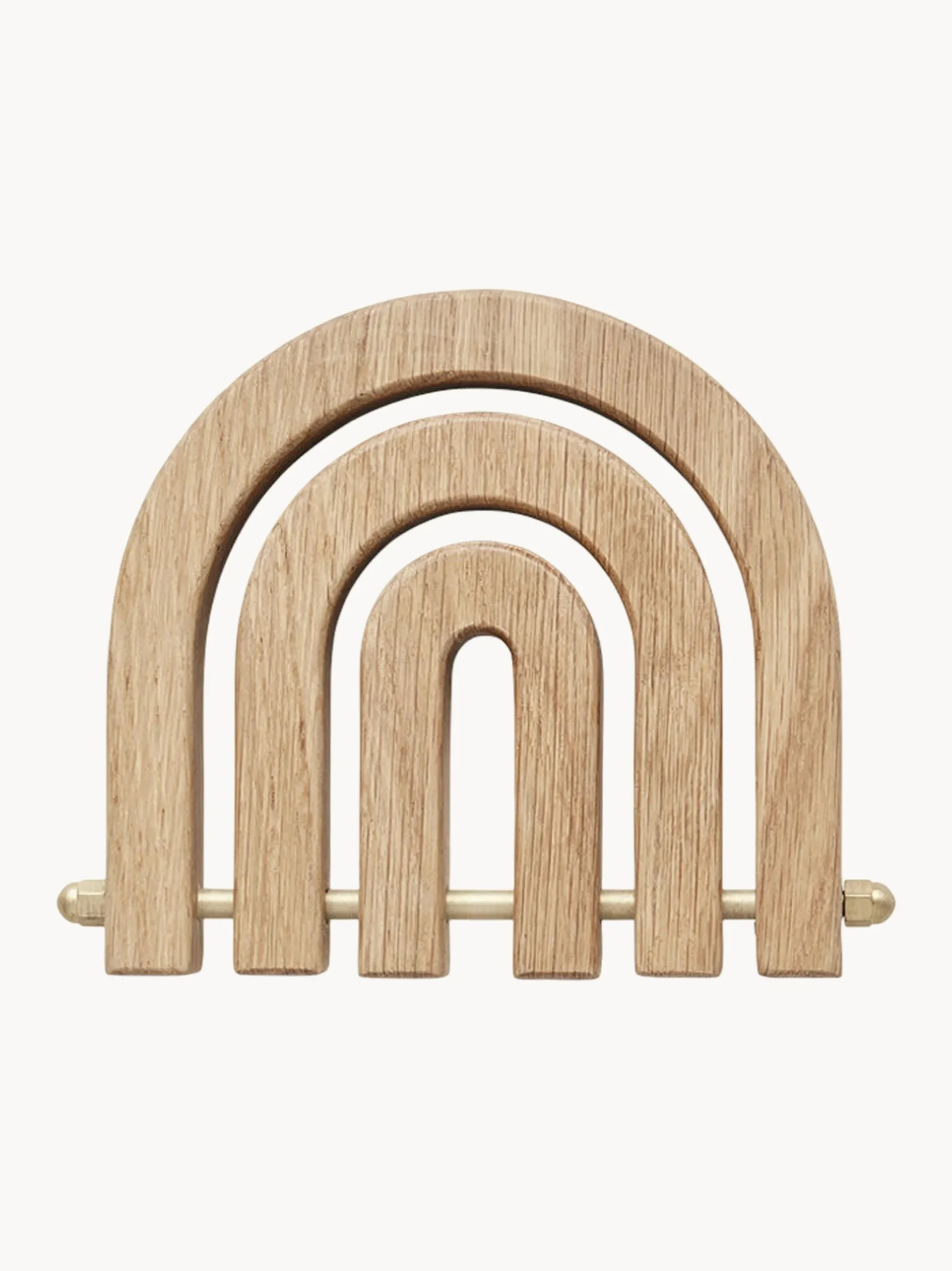 Oggetto decorativo in legno di quercia Rainbow