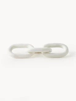 Oggetto decorativo in marmo bianco Milena