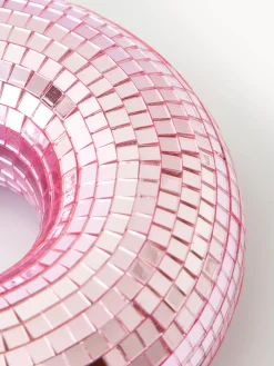 Oggetto decorativo scintillante Disco Donut