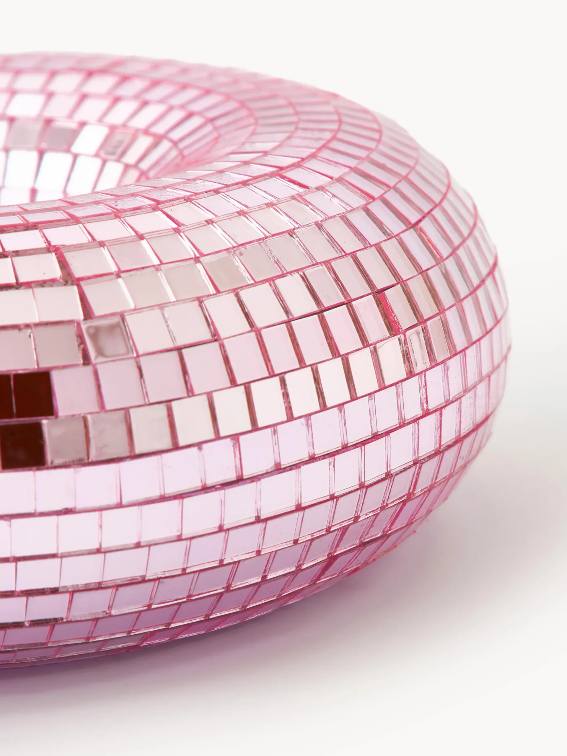 Oggetto decorativo scintillante Disco Donut
