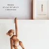 Oggetto decorativo di design in legno di teak Monkey, alt. 10 cm