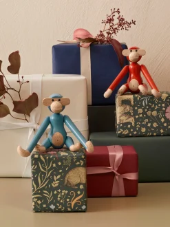 Oggetto decorativo in legno di faggio Monkey Mini