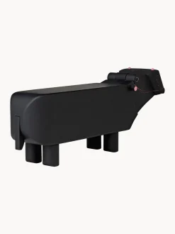 Oggetto decorativo in legno di faggio Hippo