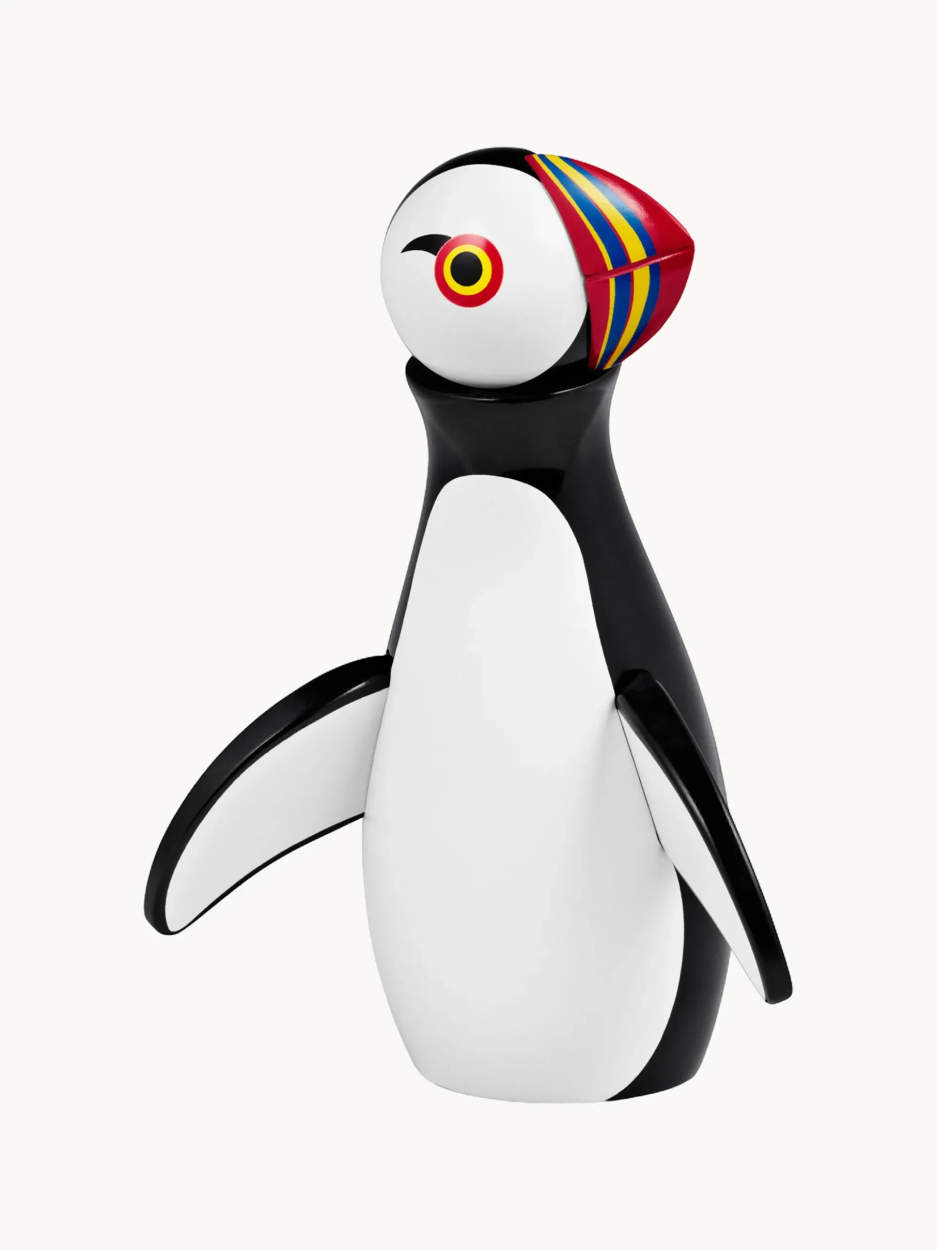 Oggetto decorativo in legno di faggio Puffin