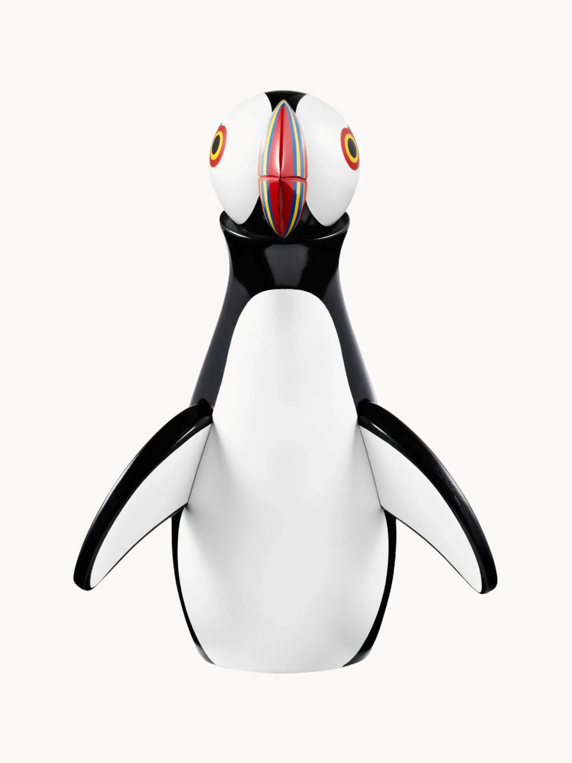 Oggetto decorativo in legno di faggio Puffin