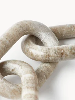 Oggetto decorativo in marmo bianco Milena